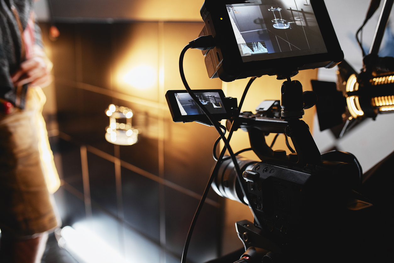 Professional camera setup for DIY video production on a budget with in-house talent