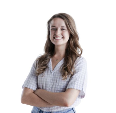 Alexis Gosenheimer, editor and producer at Backflip, in a natural portrait that reflects her positive energy and production expertise