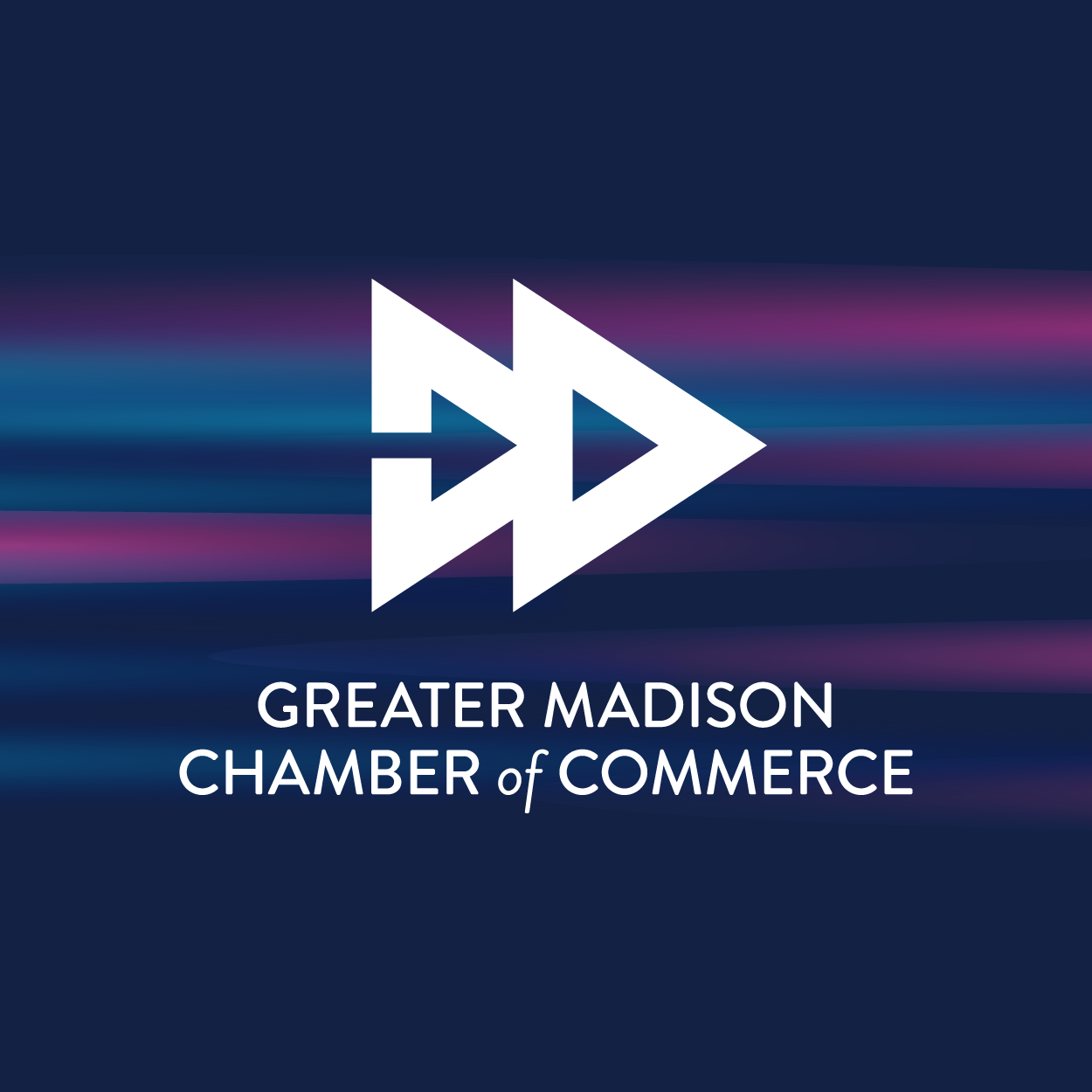 An animated logo for an intro video at an Ice Breaker event with the Greater Madison Chamber of Commerce.